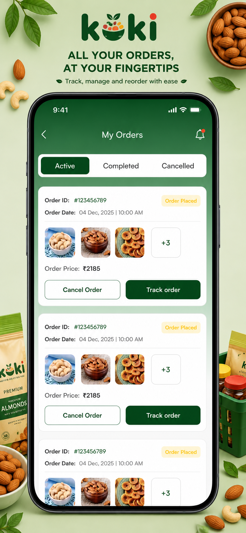 My orders
